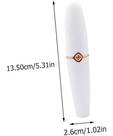COLLBATH 1 Piece Ladies Hair Removal Device Electronic Multifunction Shaver with Eyebrow Trimmer White Durable Ergonomic Design for Effective Hair Removal - Buy Online on GoSupps.com
