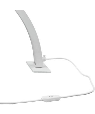 Lampe de Manucure Demi-lune Alliage d'aluminium 25W LED Lumi re de Cils 3000-6000K 3 Temp ratures de Couleur Petite 100-240V pour Salon de beaut (Prise UE) - Buy Online on GoSupps.com