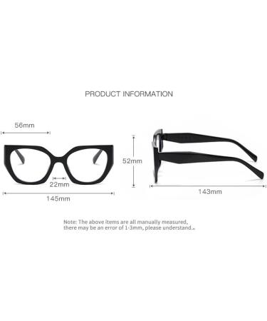PARWANA Sturdy Polygon Reading Glasses for Men & Women | Blue Light Blocking Anti Eyestrain +3.00 Transparency - Buy Online on GoSupps.com