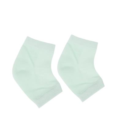 Housoutil 5 Pairs Resilience Elastics Gel Heel Socks Anti-Cracking Socks Moisturizing Socks Feet Moisturizer Socks Putting Lotion in Sock Heel Anti-Crack Socks Ankle Socks Gel Socks Non-Slip