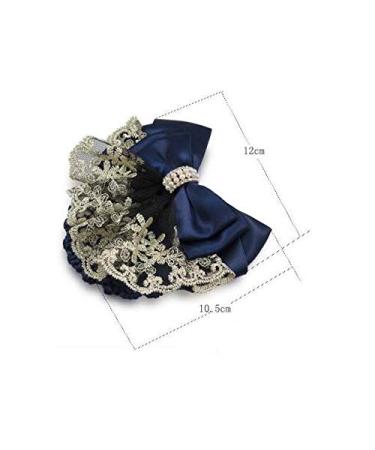 2Pcs Professional Hair Bun Cover Net Snood with Lace Pearl Decoration - Black Hair Accessories for Women Nurses and Stewardesses - Buy Online on GoSupps.com