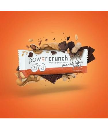 Powar Crunch Peanut Butter Fudge Wafer Protein Energy Bar - 5pk - Buy Online on GoSupps.com