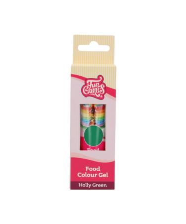 Funcakes Food Color Gel Holly Green - Highly Concentrated Food Coloring for Dough Cream Fondant & Marzipan - Halal - 30g - Buy Online on GoSupps.com