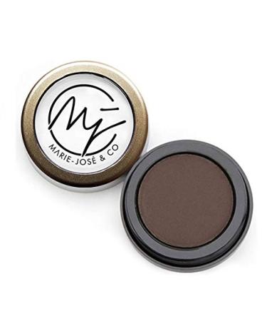 Marie-Jos eyebrow powder dark brown | Professional eyebrow make-up with brush | Water-repellent and smudge-proof | Contents 3 g