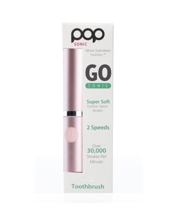 Pop Sonic Go Sonic Toothbrush - Metallic Rose | Portable Sonic Toothbrush - Buy Online on GoSupps.com