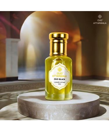prime craft Oud Black Attar (12ml) | Long Lasting Roll On Attar | Alcohol Free Perfume Oil | Authentic Arabic Fragrance Oil for Unisex - Buy Online on GoSupps.com
