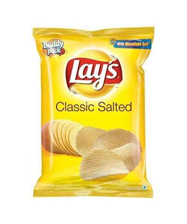 Lay's Lays Classic Salted Chips 52 g (lot de 6) 6 x 52 g