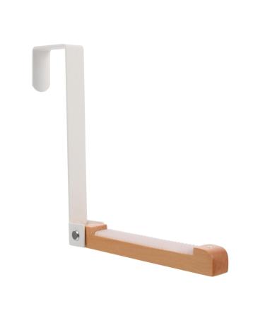 BUGUUYO Door Hook Coat Hangers Hat Hooks Towel Rack Cement Over The Door Hanger Wall Hanging Back Door 17.5X16CM White