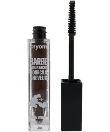  Cryom CRYOM - Temporary Color Concealer for Beard Eyebrow and Hair Brush Bottle 5ml Cosmetic and Makeup for Men No.02: Dark Grey - Buy Online on GoSupps.com