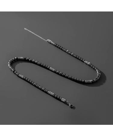 Hodea Hematite Necklace Strong Magnetic Therapy Necklace Precious Gemstone Naturally Reduces Headache Pain - Arthritis in The Neck Shoulder Head Jewelry with Adjustable Chain and Velvet Pouch Square Stone - Buy Online on GoSupps.com