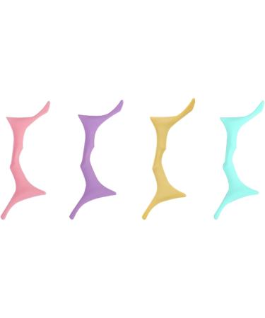 6 in 1 Reusable Silicone Winged Tip Eyeliner Aid Eyebrow Pencil Stencil Wing Tips Lip Liner for Women and Girls Eyebrow Pencil Quick Stencil Yellow - Buy Online on GoSupps.com