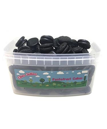 Ellies Jellies Pontefract Cakes 801g Rectangle Tub