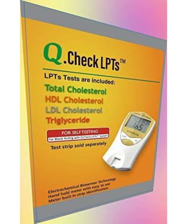 Helse Q.Check Digital Home Cholesterol & Lipid Test Meter - Total Cholesterol, LDL, HDL, Triglycerides Monitor - 1 Count - Buy Online on GoSupps.com