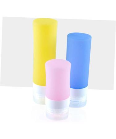 Beavorty silicone travel containers Silicone liquid Bottle shampoo travel container foaming soap dispenser Refillable Tube travel shampoo bottle shampoo dispenser bottle lotion Disposable medium Blue - Buy Online on GoSupps.com