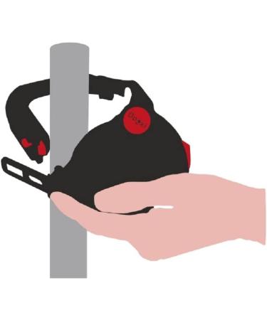 Dogxi 5m Retractable Dog Leash for Small & Medium Dogs - Adjustable Black Belt with Carabiner Perfect for Car Use - 25kg Capacity - Buy Online on GoSupps.com