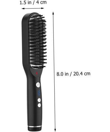 Balacoo Heated Straightening Comb - Hair Straightener Brush & Mustache Iron with Temperature Control | Shop Internationally - Buy Online on GoSupps.com