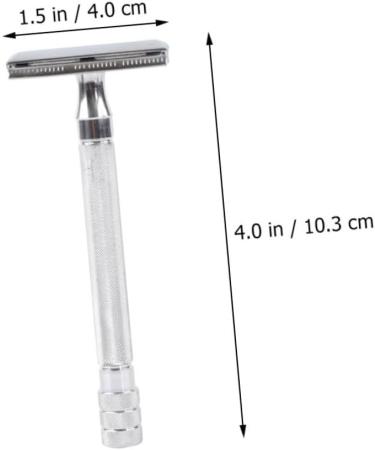 Buy Healeeved Manual Razor Set - Vintage Metal Hair & Beard Razor for Precision Shaving | International Shipping Available - Buy Online on GoSupps.com