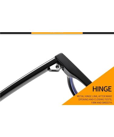 Buy Retro Anti Eye Strain Computer Readers - Blue Light Blocking +350 Tortoiseshell Glasses for Presbyopia - Buy Online on GoSupps.com