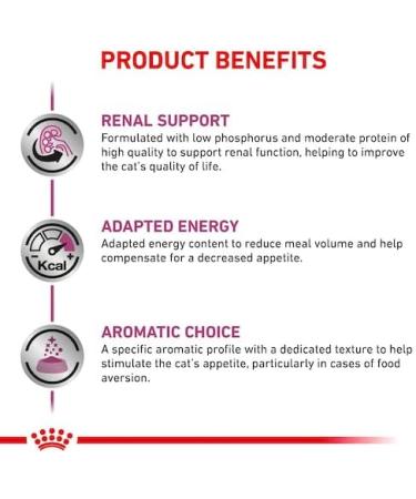 Royal Canin Veterinary Renal Chicken | 12 x 85 g | Complete dietetic food for adult cats | For support in case of - Buy Online on GoSupps.com