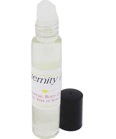 Eternity - Type For Men Scented Body Oil Fragrance Roll-On - Light Gold - 1/4 oz. - ID#22814 Clear 0.25 Fl Oz (Pack of 1)