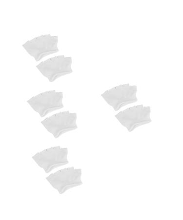 Tovinanna 16 pairs cotton socks block heels for elegant ladies toe-topper socks half socks women's socks men sandals sneakers sneakers five toes socks Fischmaul sports shoes sid