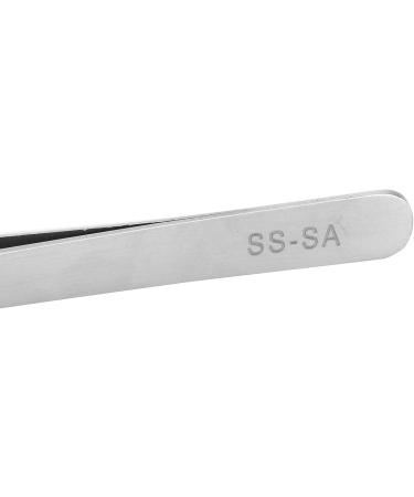 Premium Stainless Steel Eyelash Extension Tweezers - Straight Pointed Nail Art & Care Tool | SS-SA Fine Handle - Buy Online on GoSupps.com