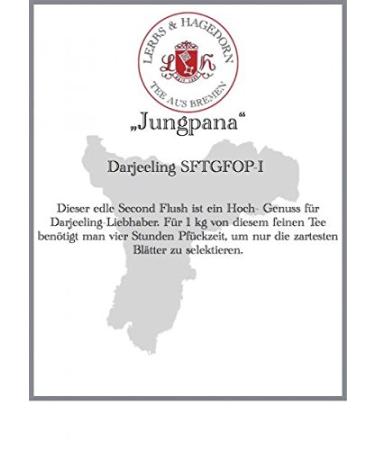 Lerbs & Hagedorn Black-Line SFTGFOP-I Jungpana Darjeeling 250 g