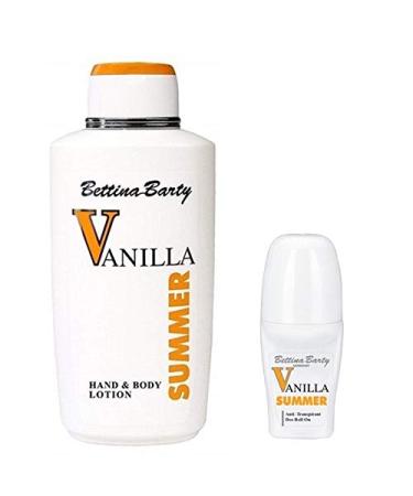Bettina Barty Summer Vanilla Body Lotion 500ml + Deodorant Roll-On 50ml