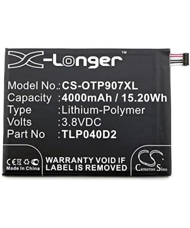 JRINK Replacement Battery TLP040D2 9007T for One Touch Pixi 3 7 | High-Quality & Long-Lasting - Buy Online on GoSupps.com