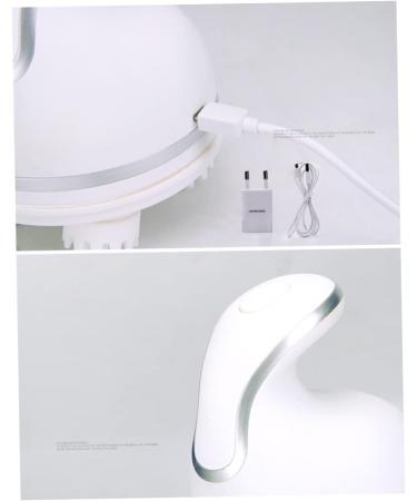 Frcolor Head Massager | Scalp Massage Device for Stress Relief & Physiotherapy - White - Buy Online on GoSupps.com