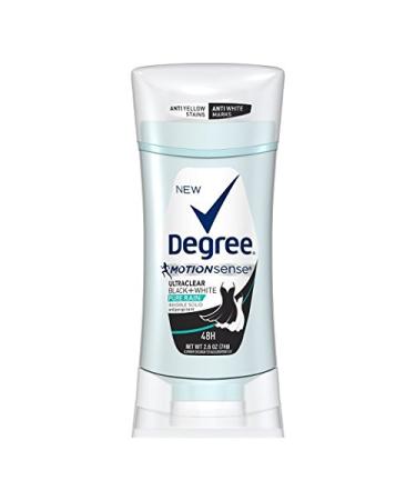 Degree Women Ultra Clear Antiperspirant Deodorant Stick Pure Rain 2.6 oz (Pack of 2)