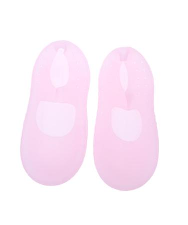 Housoutil 1 Pair Non-Slip Sock Boat Sock Womens Shoe Inserts Moisturizing Sock Ear Piercing Cleaning Solution Ladies Sock Cotton Finger Protectors Plantar Insoles Sebs Sock Miss Socks 22.90X9.50X4.00CM