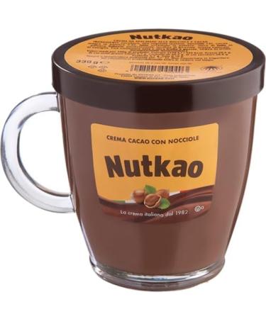 Nutkao Crema Cacao con Nocciole Pack of 12 hazelnut cocoa spread creams Italian cream 330g jar + 1 free Felce Azzurra talc sachet 100g - Buy Online on GoSupps.com