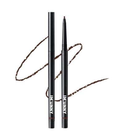 IM UNNY Ultra Slim Eyeliner Pencil (S04.AMBER BROWN)  1.5mm Tip for defined liner  Waterproof  Oil Absorption  Superstay Korean Makeup Eye liner Pencil