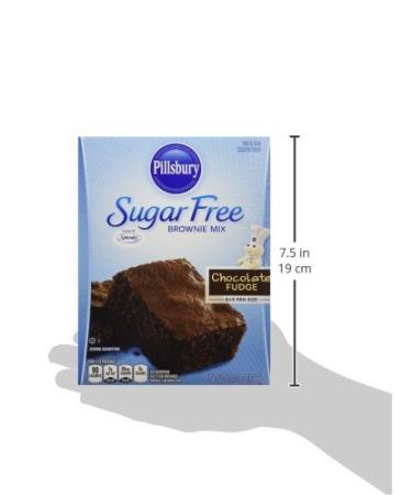 Pillsbury Sugar Free Chocolate Fudge Brownie Mix - 12.35 Oz (Pack of 2) - Buy Online on GoSupps.com