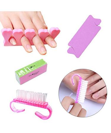 Nail Art Set - 83 Pieces Nail Design Accessories Brushes Stickers Rhinestones & More for Stunning Nail Designs - Buy Online on GoSupps.com