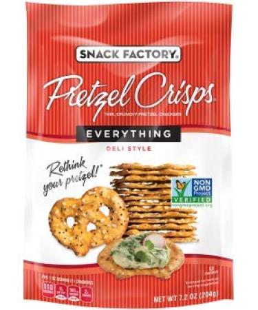 Snack Factory Deli Style Pretzel Cracker Crisps Variety Pack - 8 Flavors, 7.2 oz Bags (Pack of 8) - Buy Online on GoSupps.com