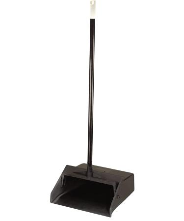 CFS 36141003-1 Pivoting Upright Lobby Dustpan with Metal Handle - 30 Length - Black - 1-Piece Handle - Buy Online on GoSupps.com
