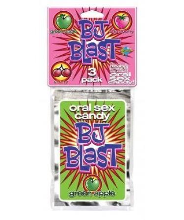 Bj Blast 3 Pack-Strawberry, Cherry & Green Apple Flavors