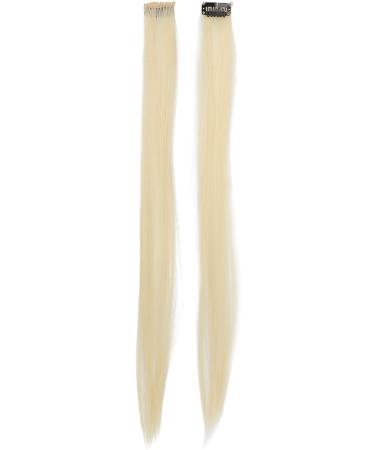 Colorful Hair Extensions Multicolor Party Highlight Straight Hair Clips Girls Synthetic Hair Extensions Colorful Hair Extensions Highlight Wig Clips Hair Extensions Highlight Wigs Women's(Off-white) - Buy Online on GoSupps.com
