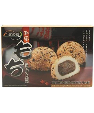 Yuki & Love Japanese Style Sesame Mochi (210g) - Authentic Asian Treat - Buy Online on GoSupps.com