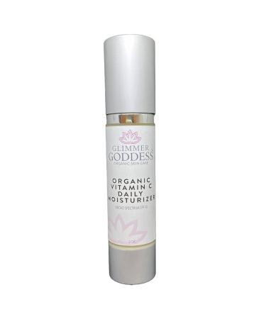 GLIMMER GODDESS Organic Moisturizing Face Cream with Vitamin C and Sea Buckthorn 2 oz - Summer Formula