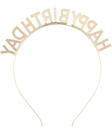 ShiQiao Spl Happy Birthday Headband for Girls Birthday Tiara for Women Crystal Headbands for Girls Happy Birthday Decorations - Buy Online on GoSupps.com
