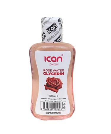 ican London Rose Water Glycerine 100ml