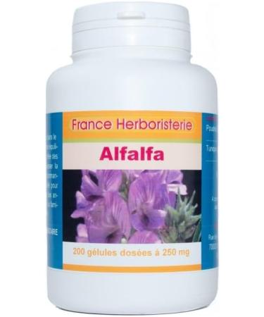 Capsules ALFALFA or Alfalfa 100 capsules with a dosage of 200mg - France Herboristerie - Buy Online on GoSupps.com