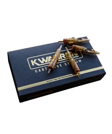 Kwadron Premium Tattoo Cartridge Needles Box of 20 (9RLLT 0.30) - High-Quality Tattoo Needles - Buy Online on GoSupps.com