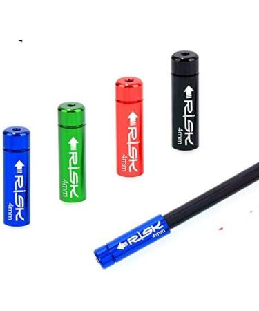 Juscycling 4mm Aluminum Alloy Bike Derailleur Shifter Cable Housing End Caps Ferrules 10pcs - Black - Buy Online on GoSupps.com