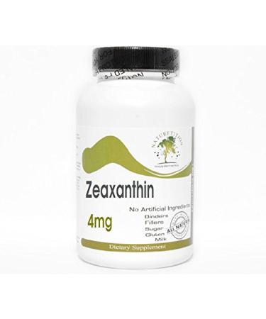 Zeaxanthin 4mg 200 Capsules - No Additives Naturetition Supplements