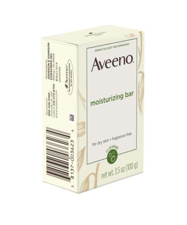 Aveeno Gentle Moisturizing Bar Facial Cleanser for Dry Skin - 3.5 oz (Pack of 2) - Buy Online on GoSupps.com