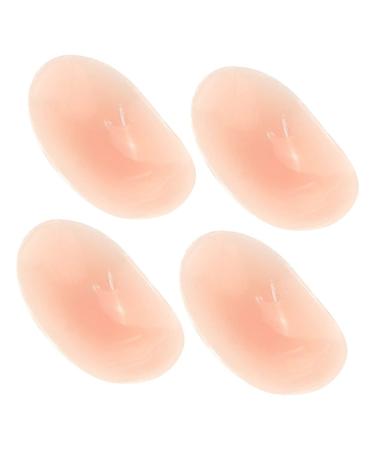 GALPADA 4pcs Silicone Beauty Shoulder Pad Invisible Shoulder Pads Adhesive Shoulder Pads Invisible Shoulder Cushion Enhancer Silicone Shoulder Pads Cloth Shoulder Pads Shoulder Patches